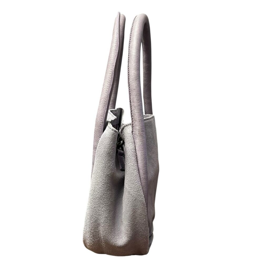 NWT Free People Barlow Suede Bucket Bag Fields of Lilac Purple Boho Casual - Picture 7 of 11